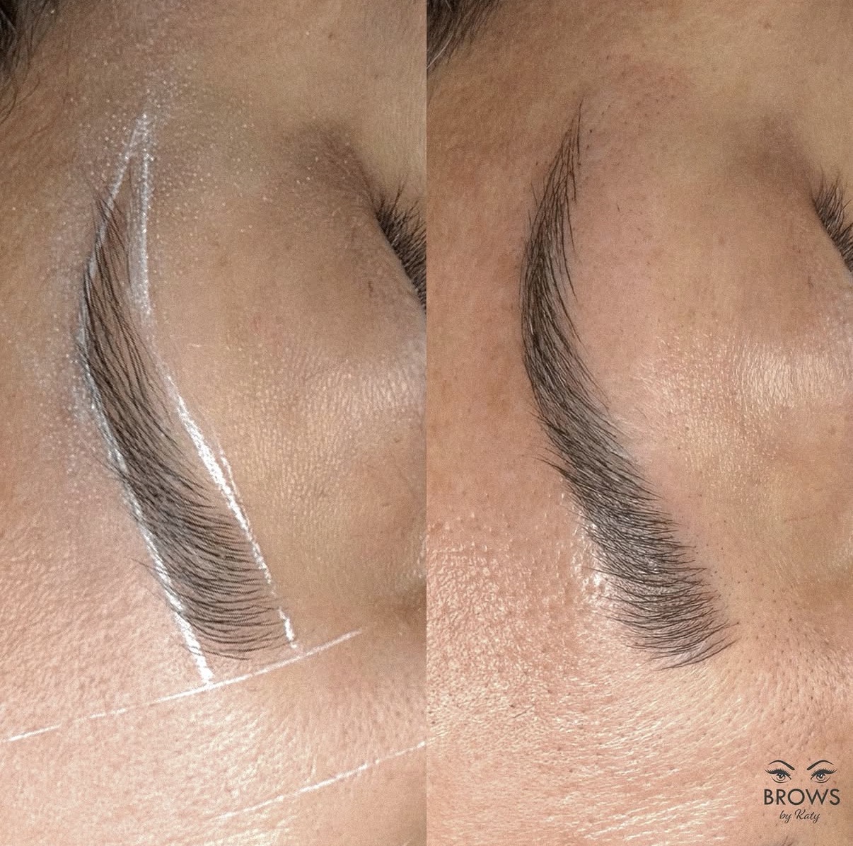 Brow mapping and microblading before and after Royal Palm Beach FL