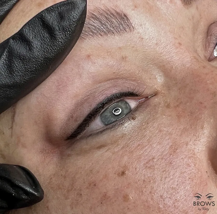 Permanent eyeliner by Katy Gordon at Brows by Katy, Wellington FL